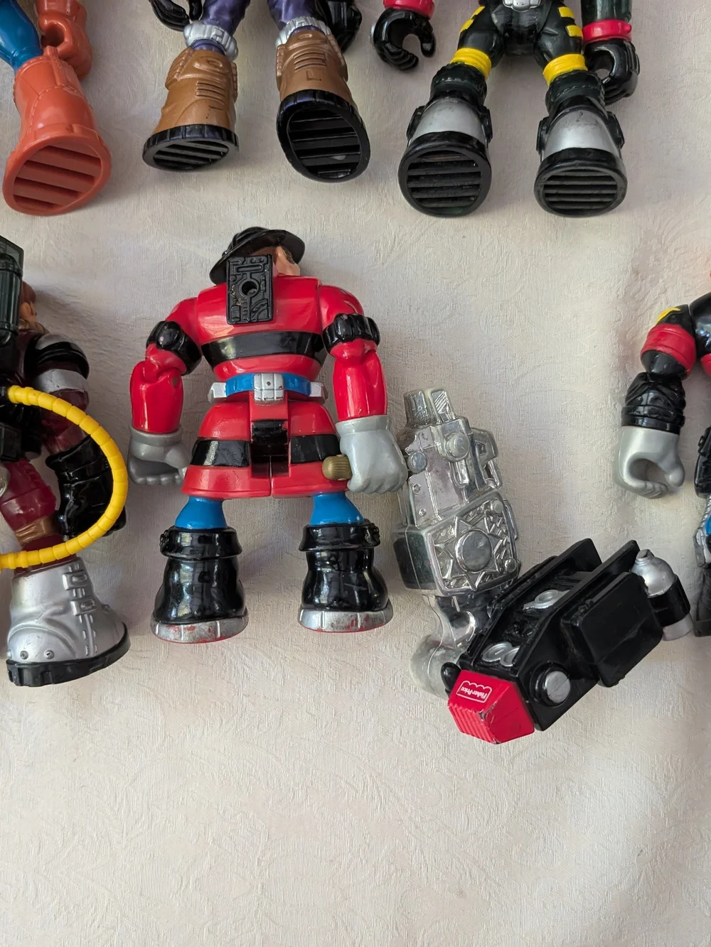 Fisher-Price Rescue Heroes Mixed Lot 10 Action Figures w/ Accessories Unboxed